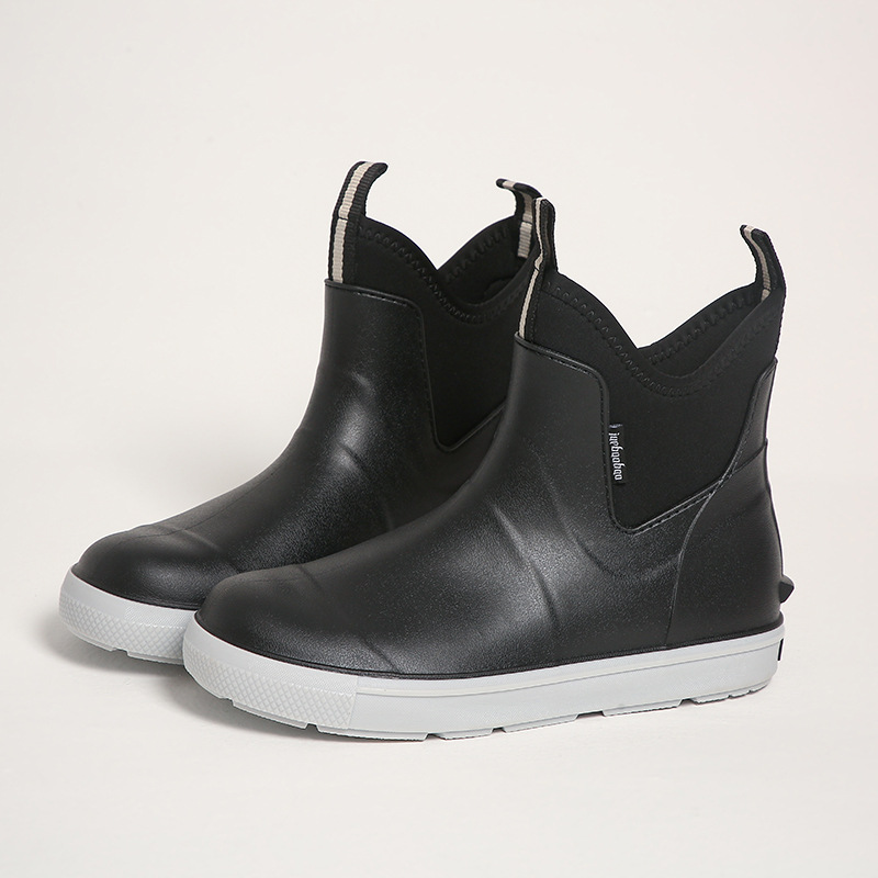 メンズレインシューズショートアウトドア防水靴ノンスリップウェ - Fishing Boots のレビューと価格