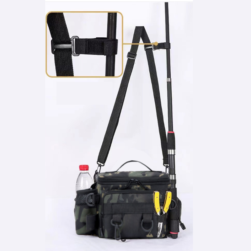屋外戦術ウエストバッグ多機能ウエストチェストクロスボディバッ - Fishing Backpack のレビューと価格