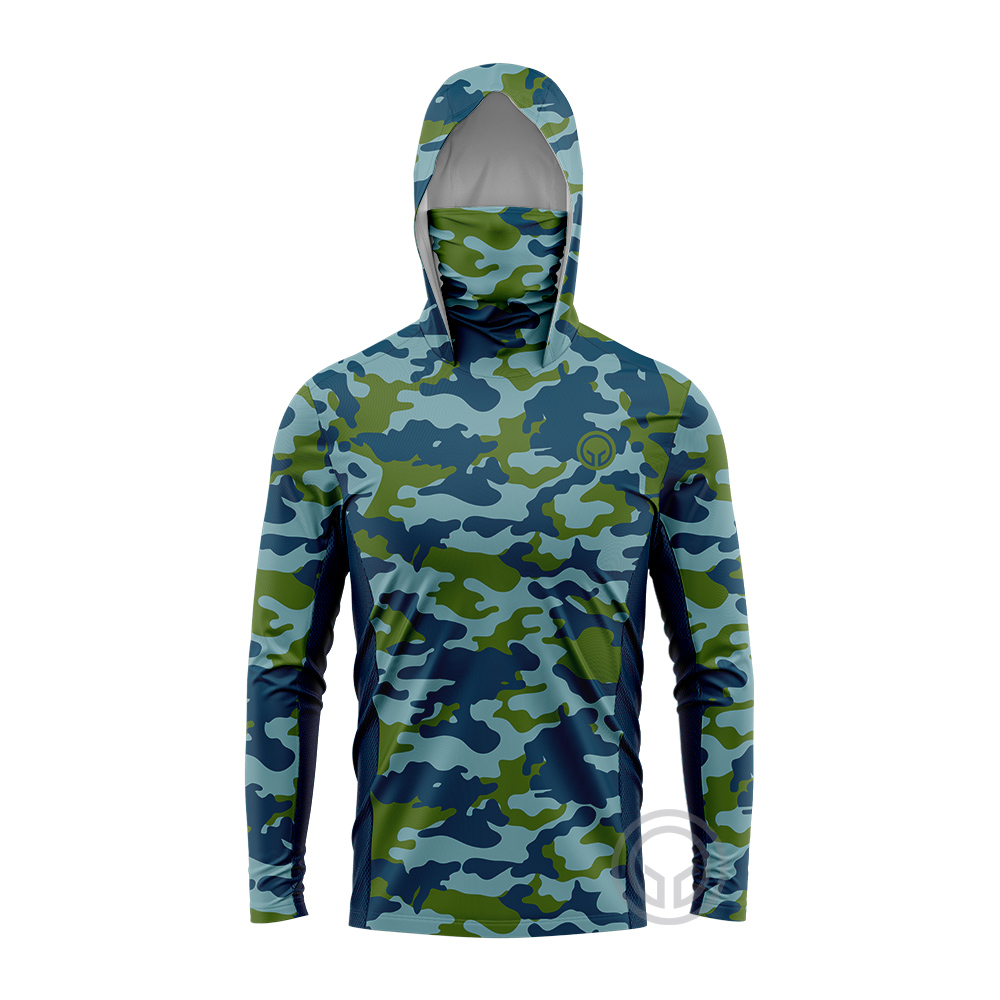 新しい釣り服夏屋外ジャージ男性長袖 T シャツ衣類太陽紫外線 - Fishing Hoodie のレビューと価格