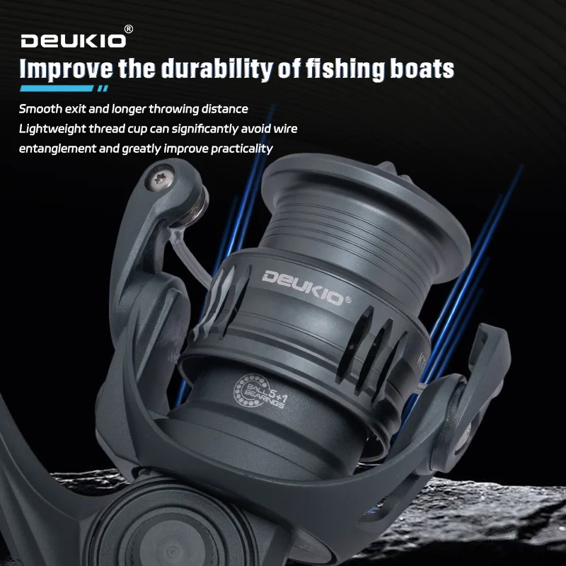DEUKIO 軽量スピニングリール 釣りリール ギア比 5. - Abu Garcia Reel Max のレビューと価格