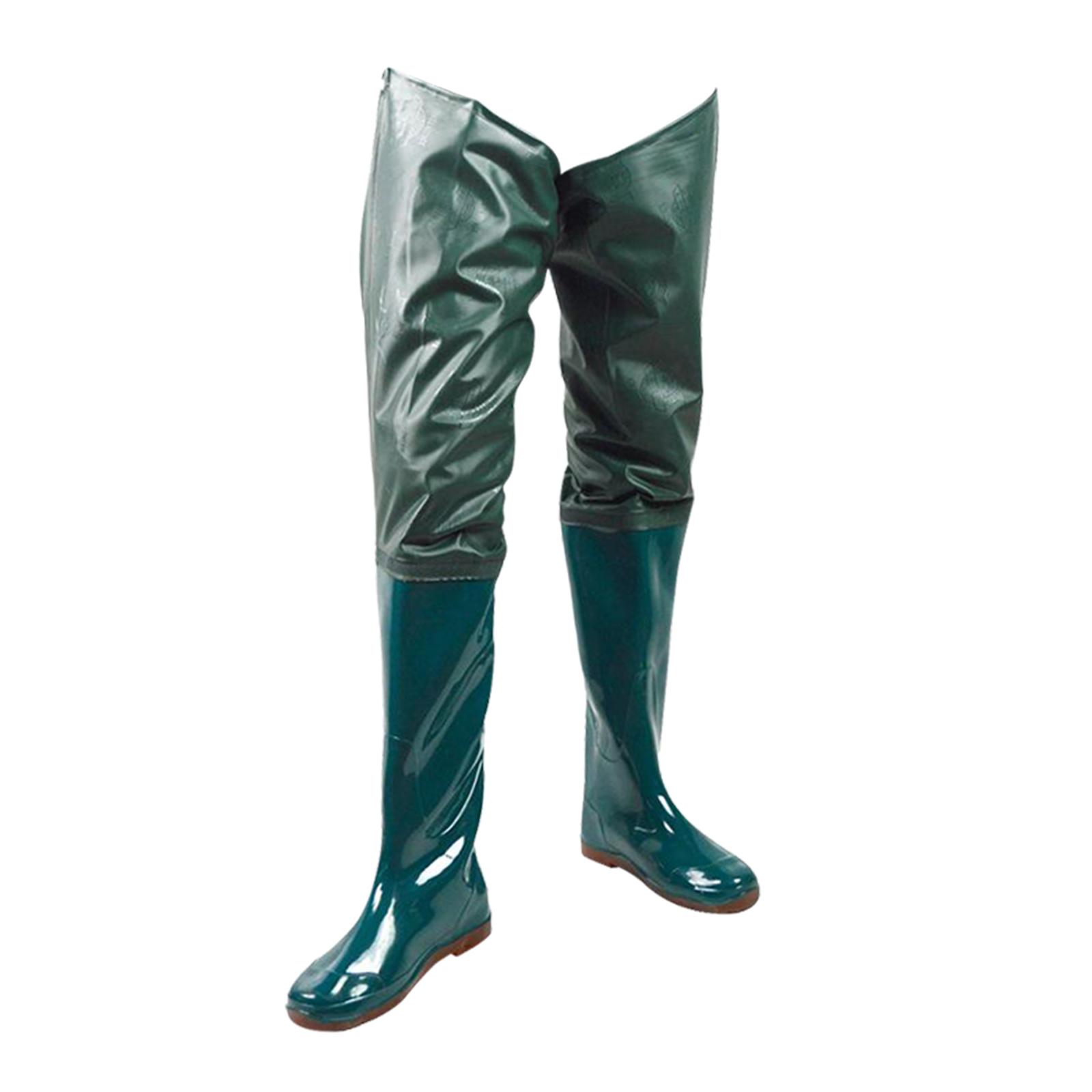 耐久性のあるブーツフット式釣り用ヒップウェーダー、PVCナイ - Fishing Pants Waterproof のレビューと価格