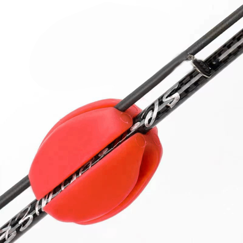 2 個のシリコン釣竿ホルダーボールストラップ 5 穴軽量釣具 - Fishing Belt のレビューと価格