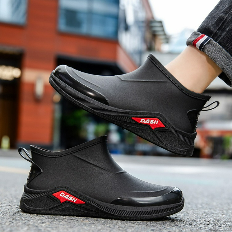 メンズレインシューズ 防水ワークブーツ ファッションアウトド - Fishing Boots のレビューと価格
