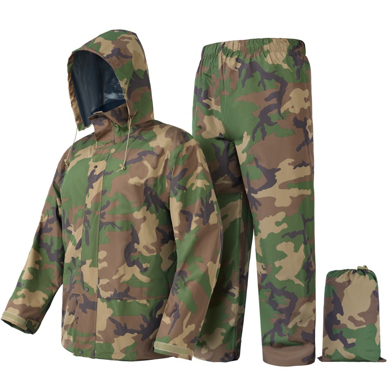 アウトドアハンティング用防雨レインコートスーツ、キャンプ、サ - Fishing Rain Suit のレビューと価格