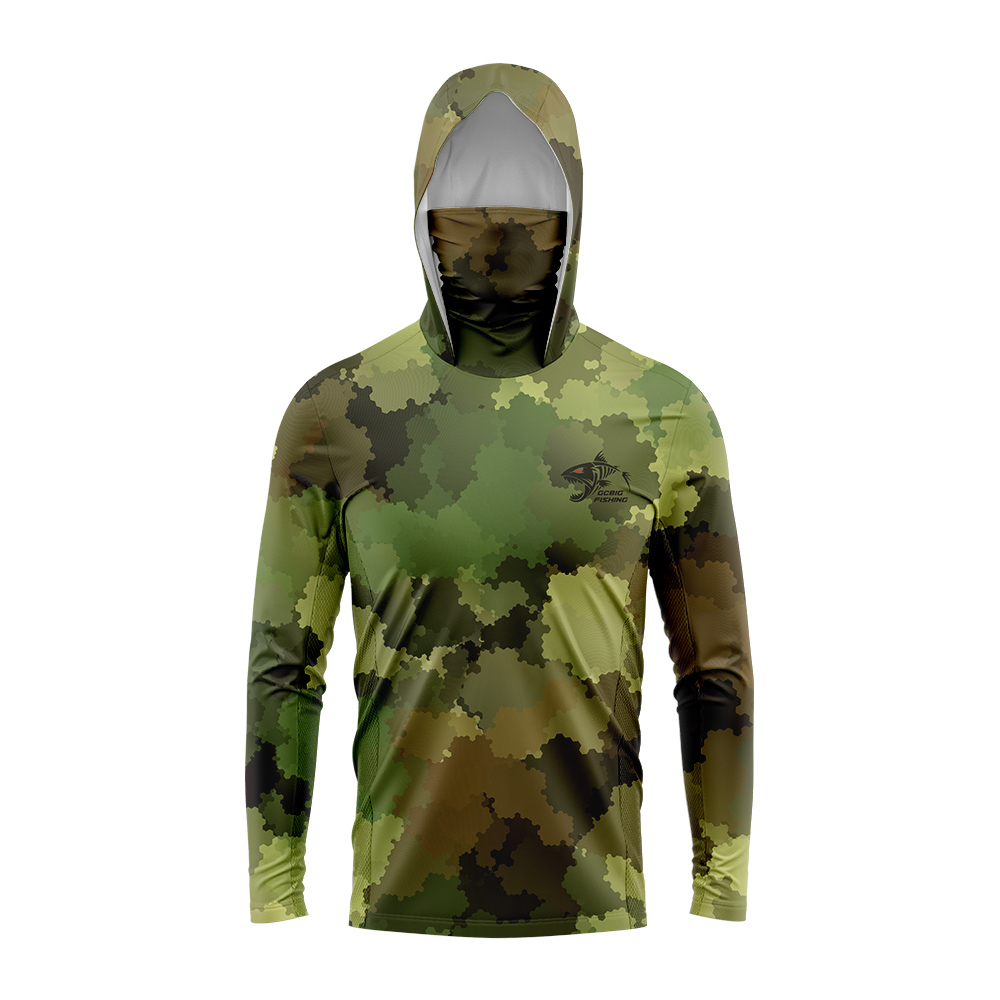 Hukニューギアフィッシングシャツ 夏用長袖シャツ 速乾性  - Fishing Hoodie のレビューと価格